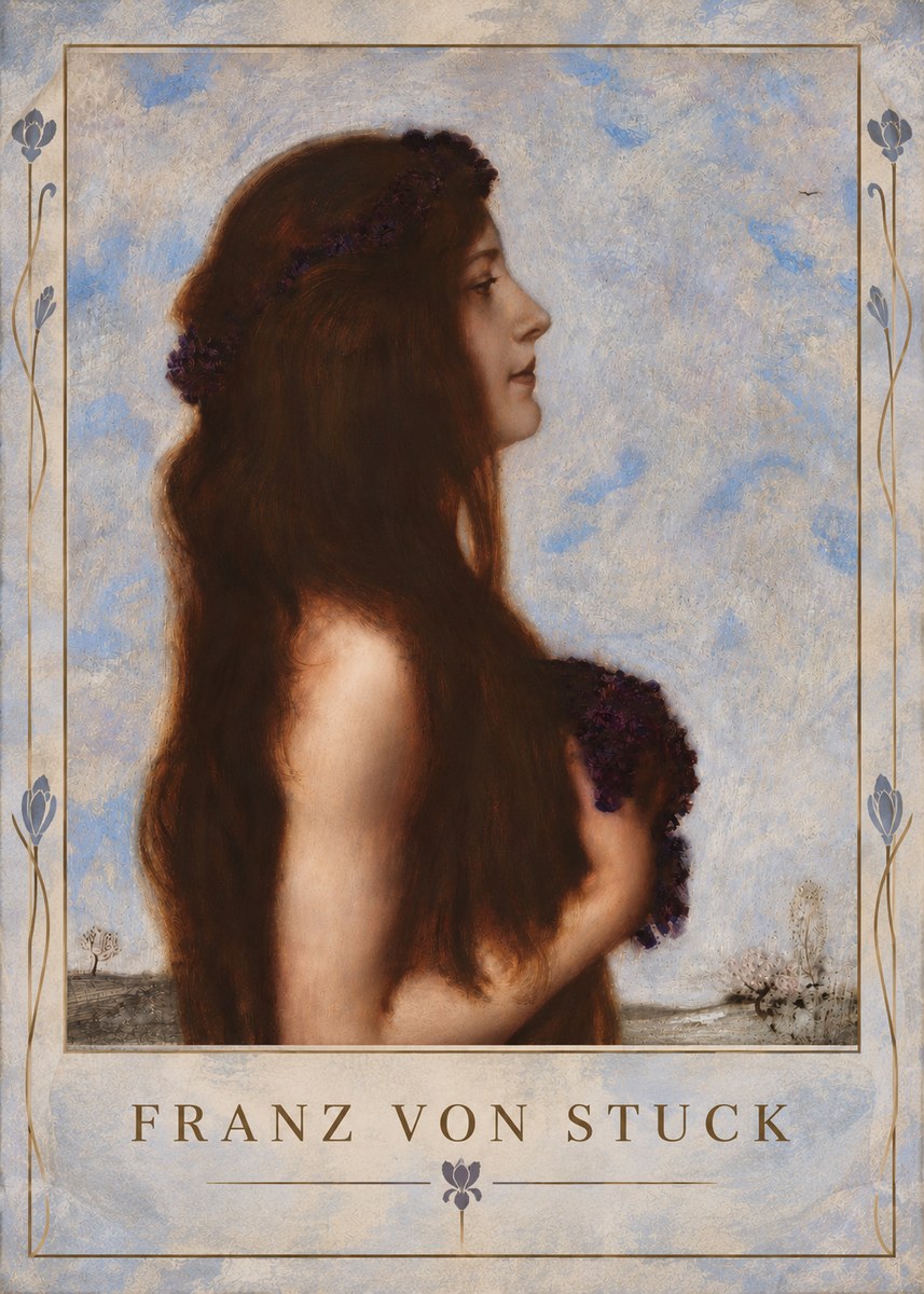 Franz von Stuck Frühlingsreigen No5 - Poszter
