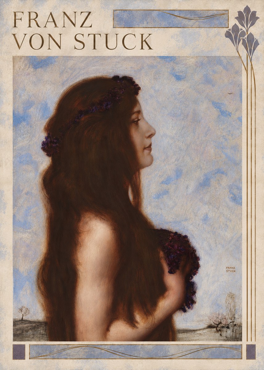 Franz von Stuck Frühlingsreigen No6 - Poszter