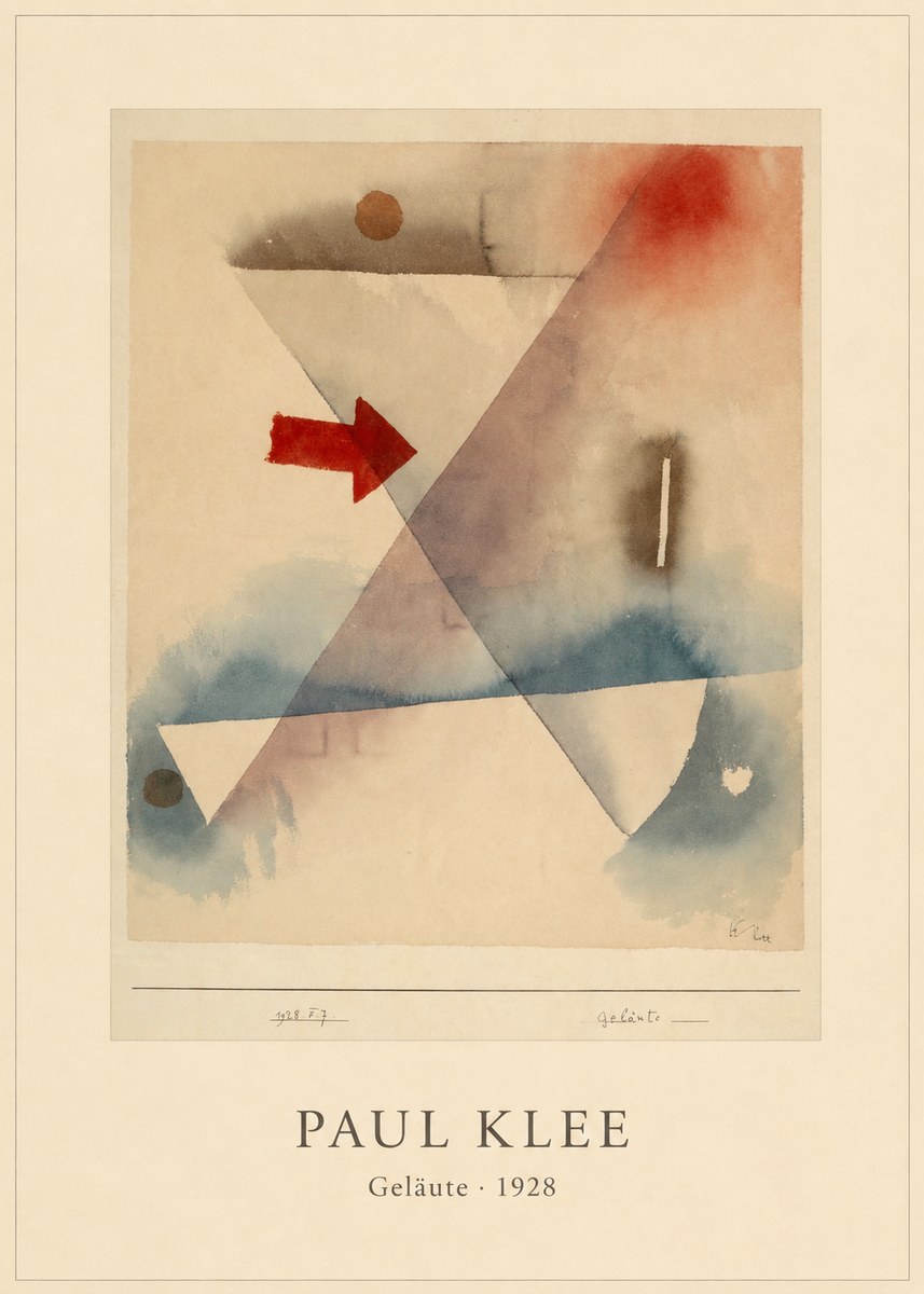 Paul Klee Geläute No4 - Poszter