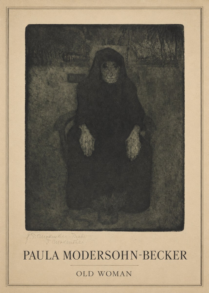 Paula Modersohn-Becker Old Woman No1 - Poszter