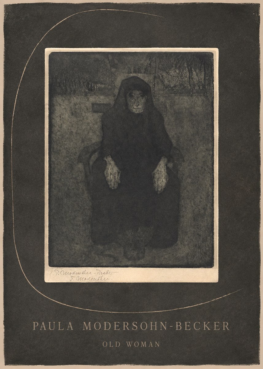 Paula Modersohn-Becker Old Woman No3 - Poszter