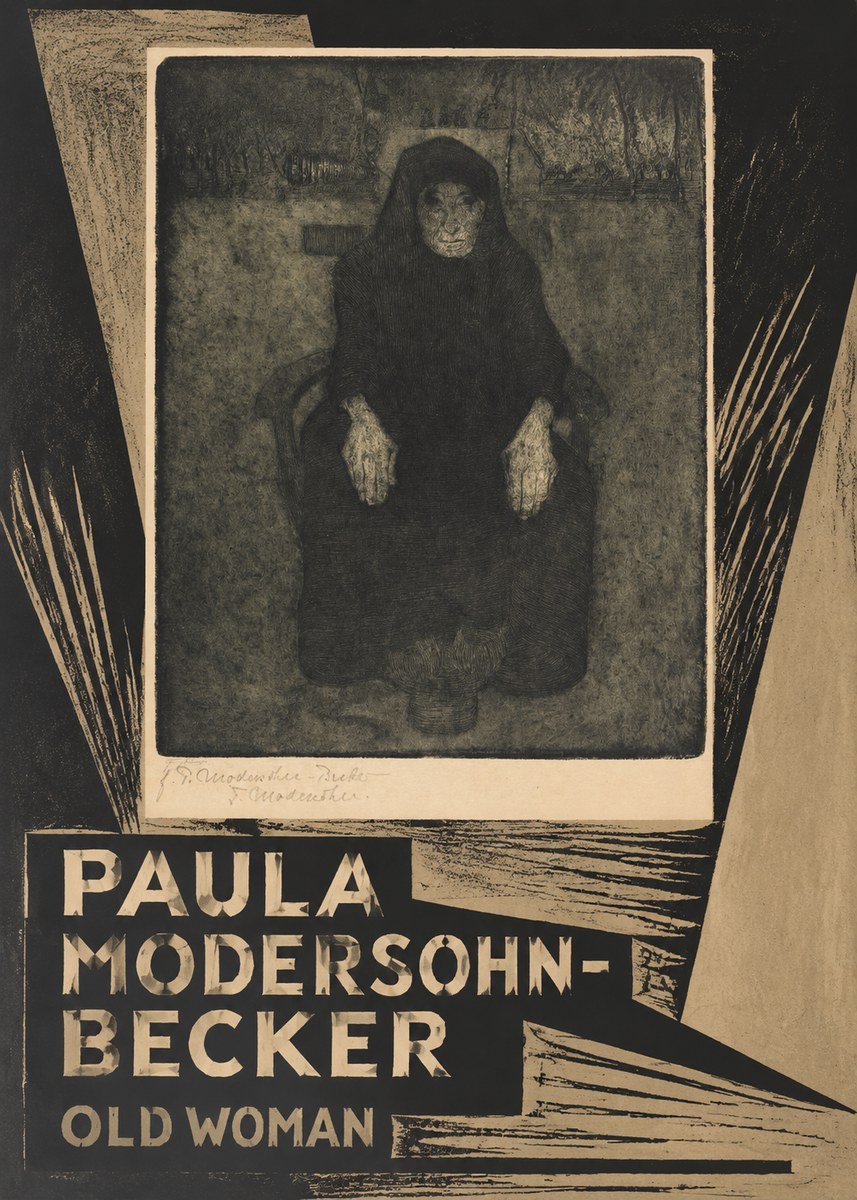 Paula Modersohn-Becker Old Woman No5 - Poszter