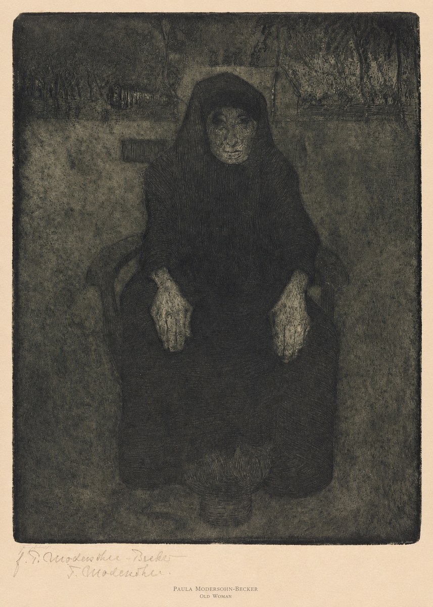 Paula Modersohn-Becker Old Woman No6 - Poszter