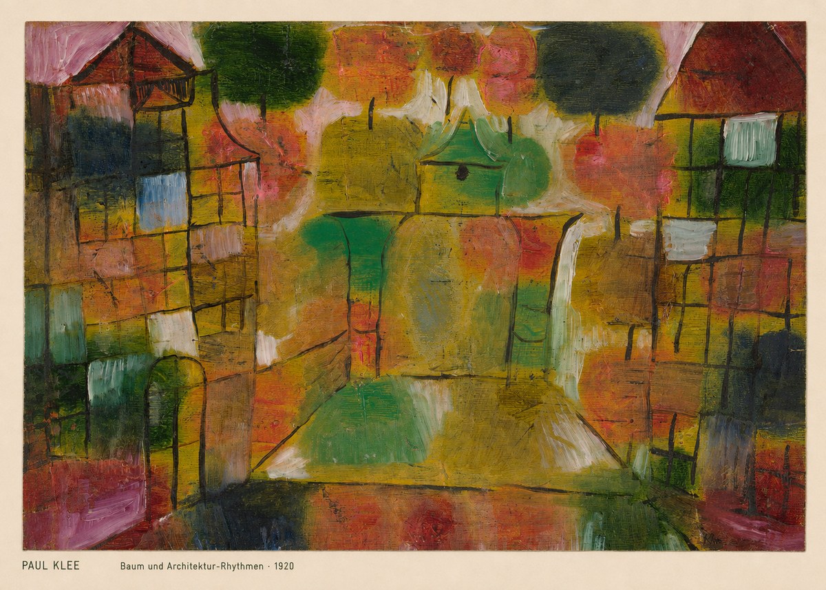 Paul Klee Baum Und Architektur-rhythmen No4 - Poszter