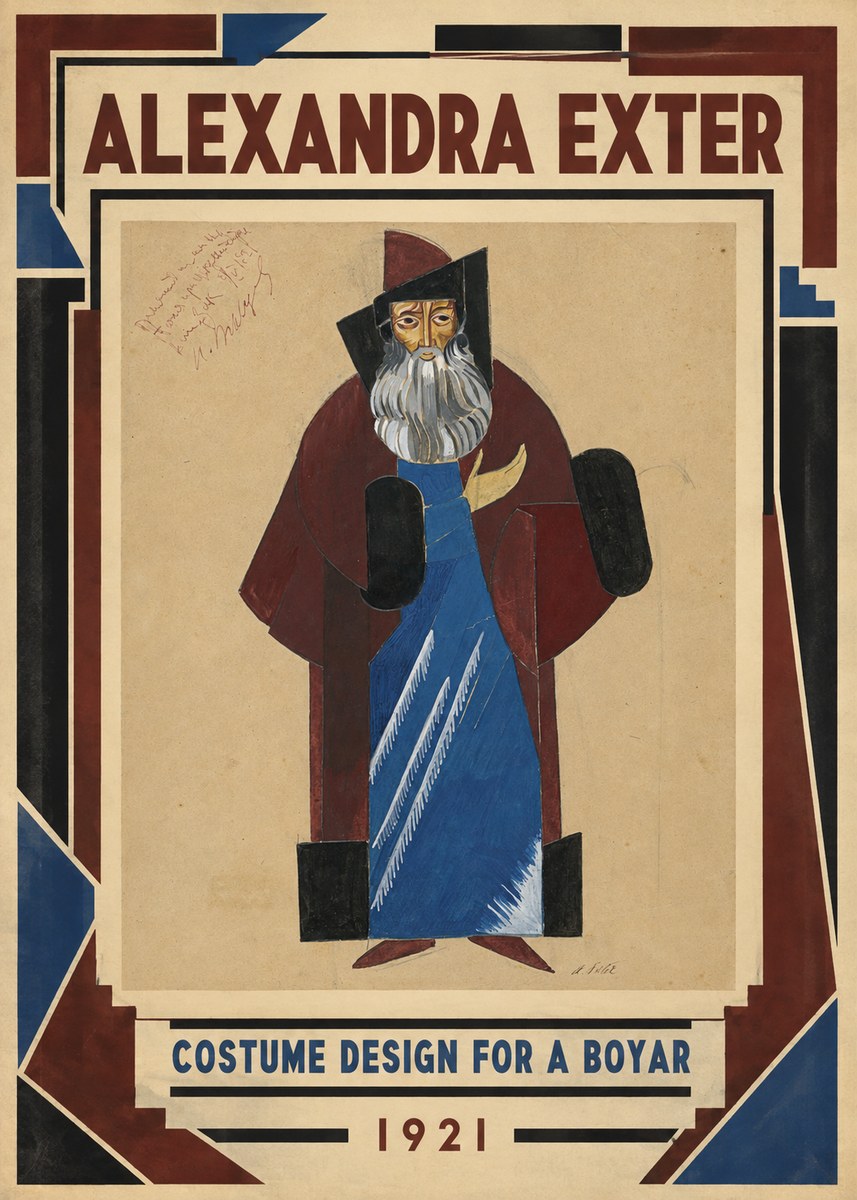 Alexandra Exter Costume Design for a Boyar No1 - Poszter