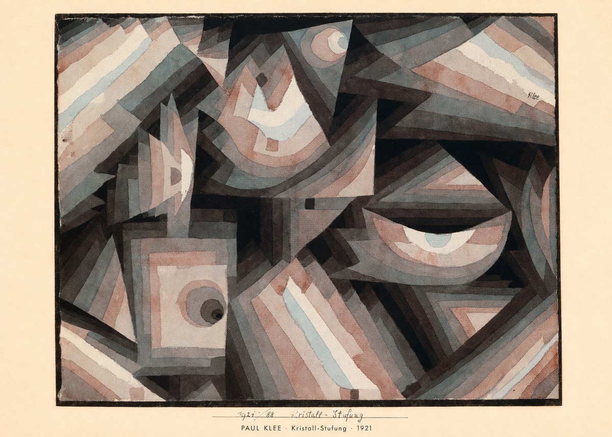 Paul Klee Kristall-stufung I No5 - Poszter