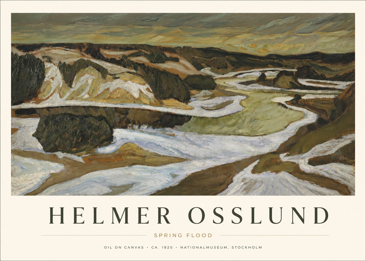 Helmer Osslund Spring Flood No1 - Poszter