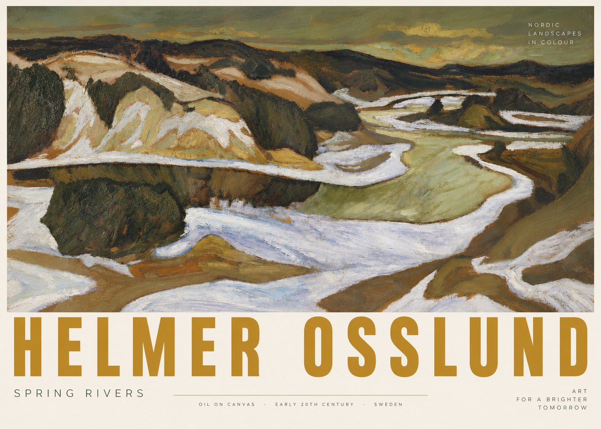 Helmer Osslund Spring Flood No6 - Poszter