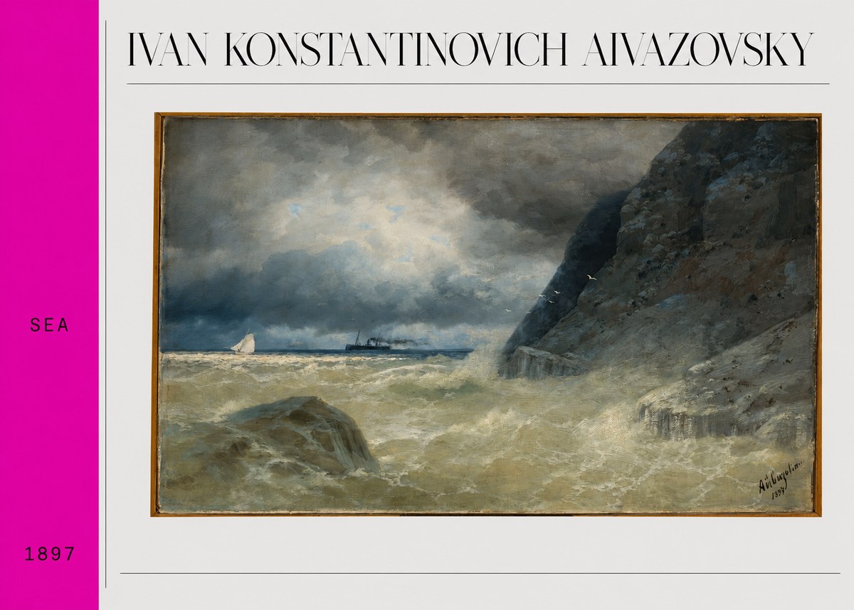 Ivan Konstantinovich Aivazovsky Sea No3 - Poszter