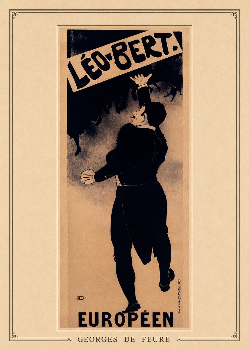 Georges de Feure Léo-bert! II No4 - Poszter