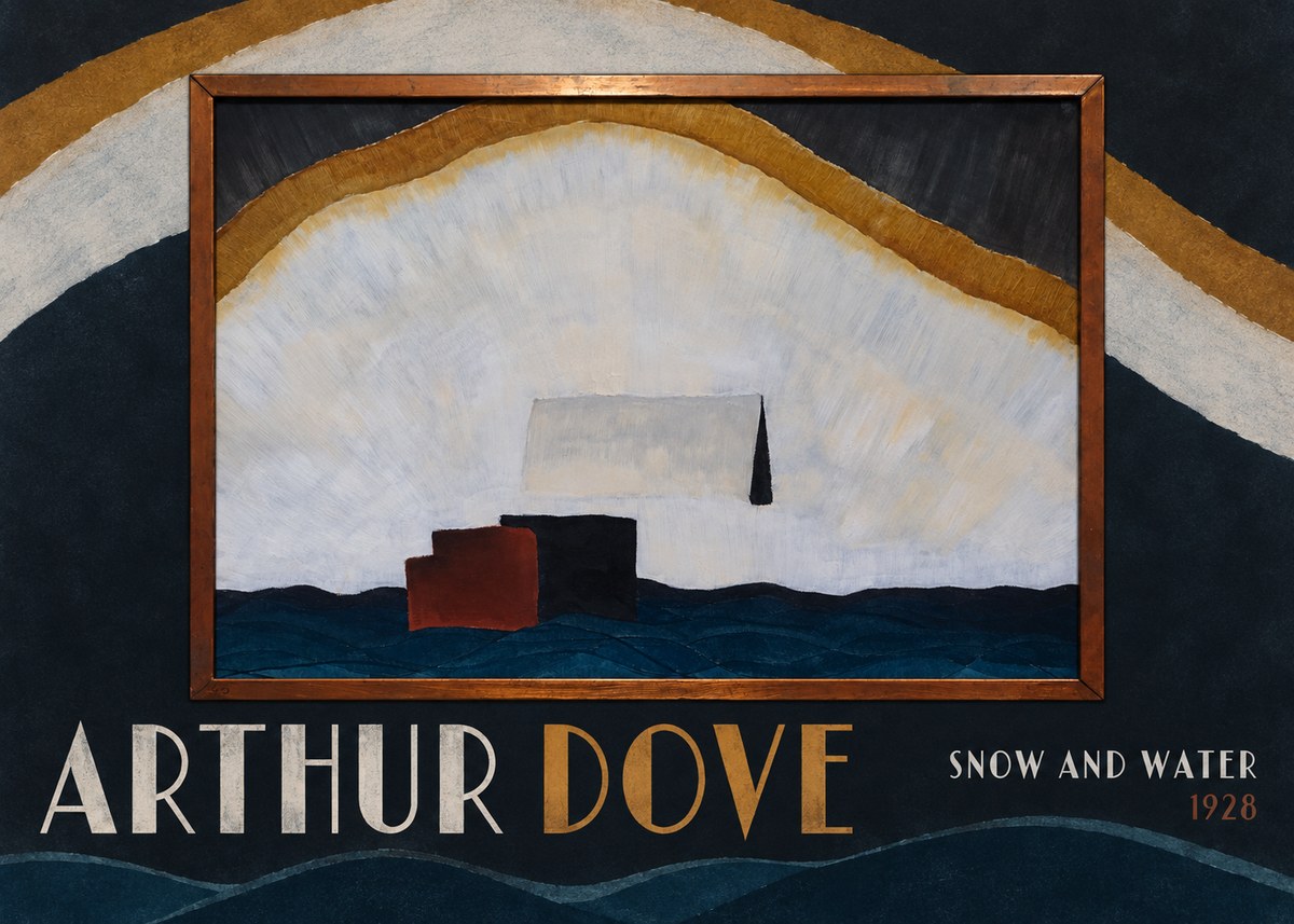 Arthur Dove Snow and Water No6 - Poszter