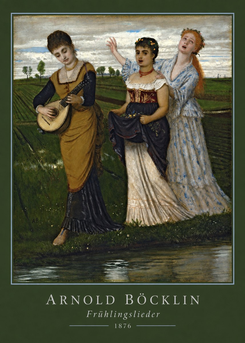 Arnold Böcklin Frühlingslieder No3 - Poszter