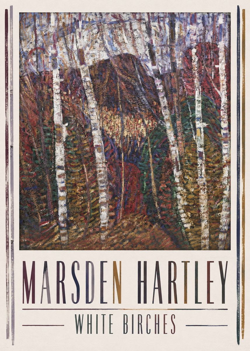 Marsden Hartley White Birches No1 - Poszter