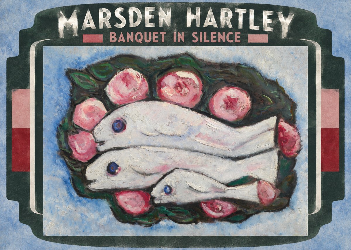 Marsden Hartley Banquet in Silence No3 - Poszter