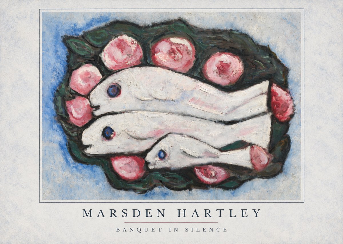 Marsden Hartley Banquet in Silence No4 - Poszter