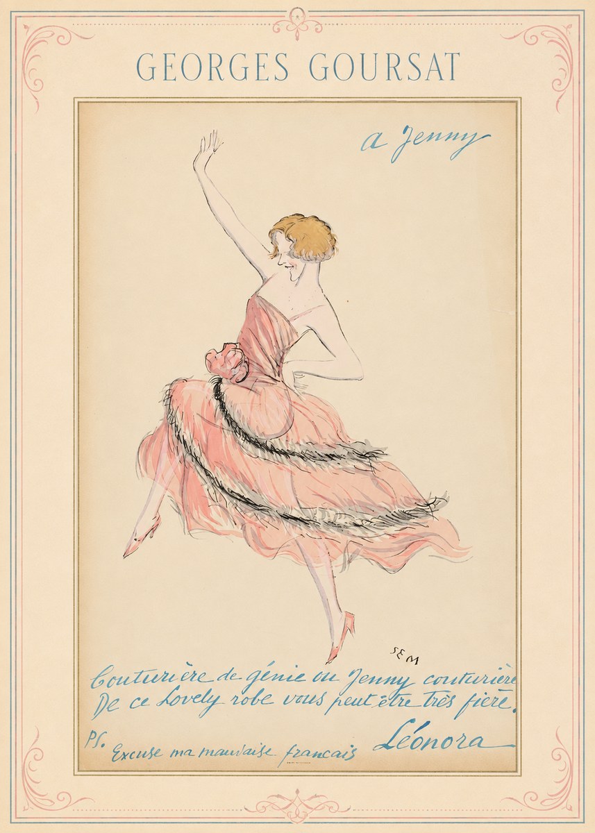 Georges Goursat A Jenny No1 - Poszter