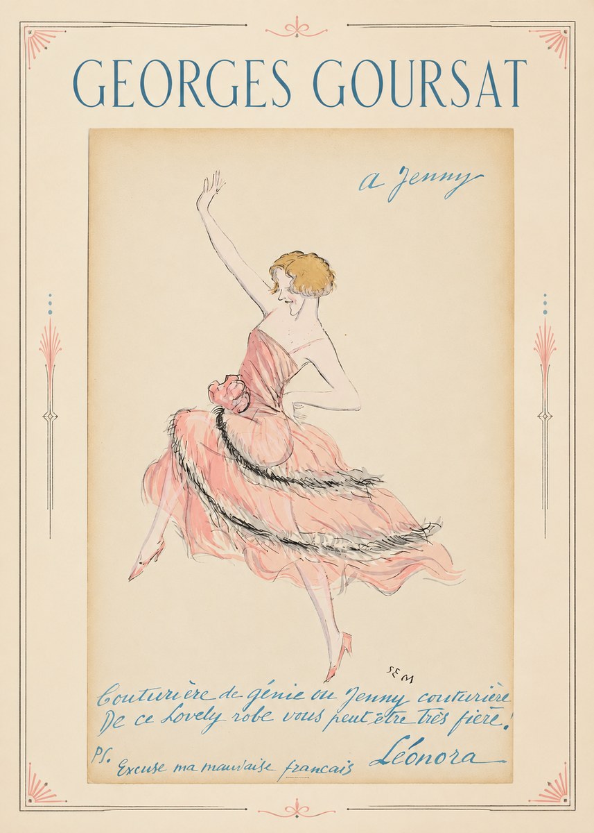 Georges Goursat A Jenny No2 - Poszter