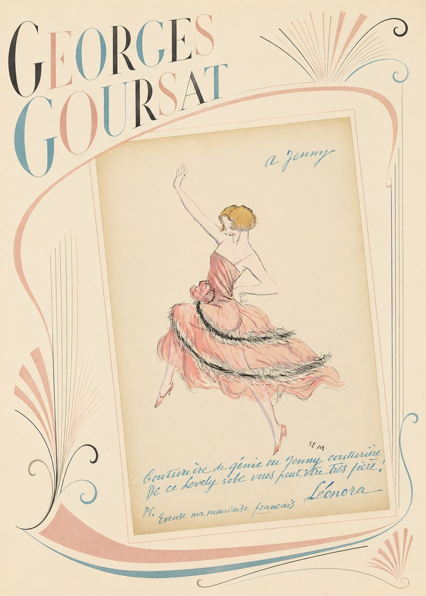 Georges Goursat A Jenny No3 - Poszter