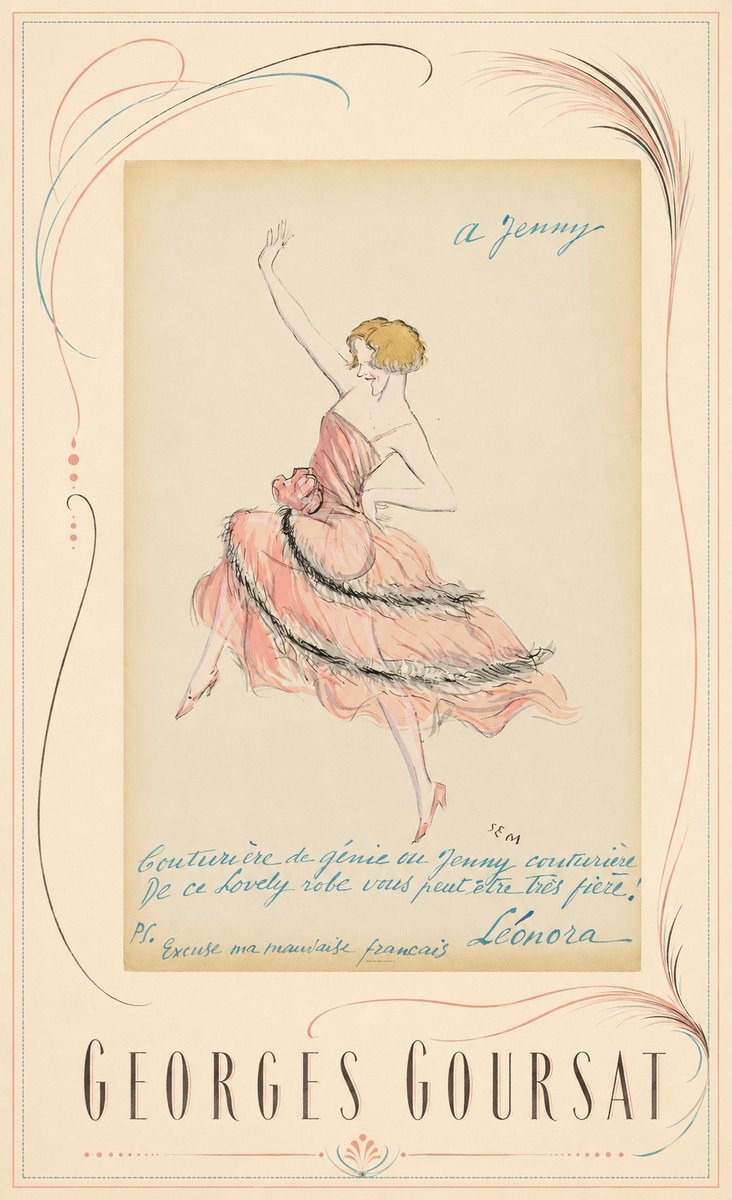 Georges Goursat A Jenny No4 - Poszter