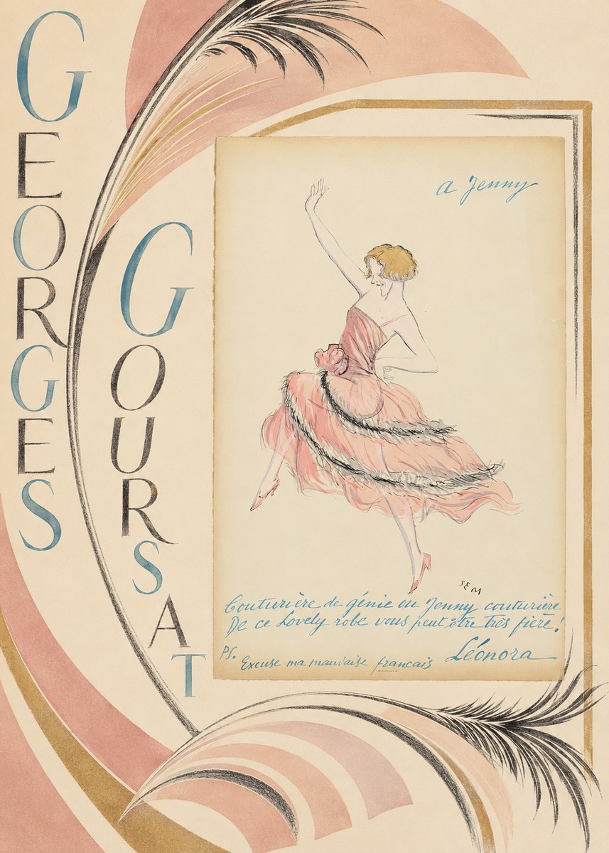 Georges Goursat A Jenny No5 - Poszter