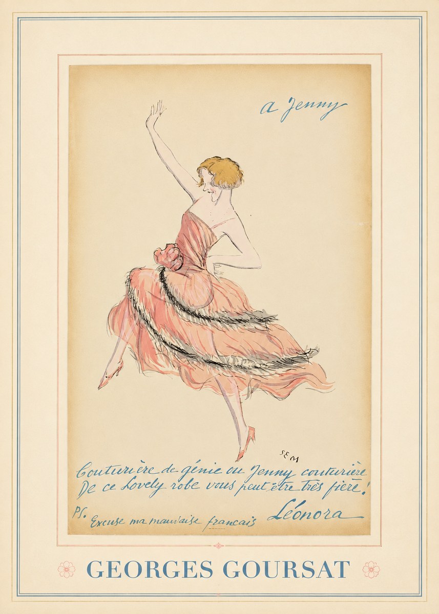 Georges Goursat A Jenny No6 - Poszter