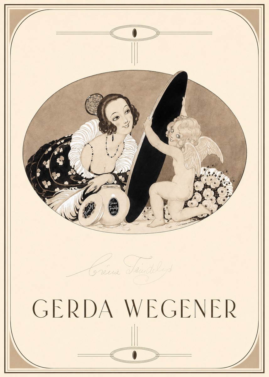 Gerda Wegener Crème Teindelys II No1 - Poszter