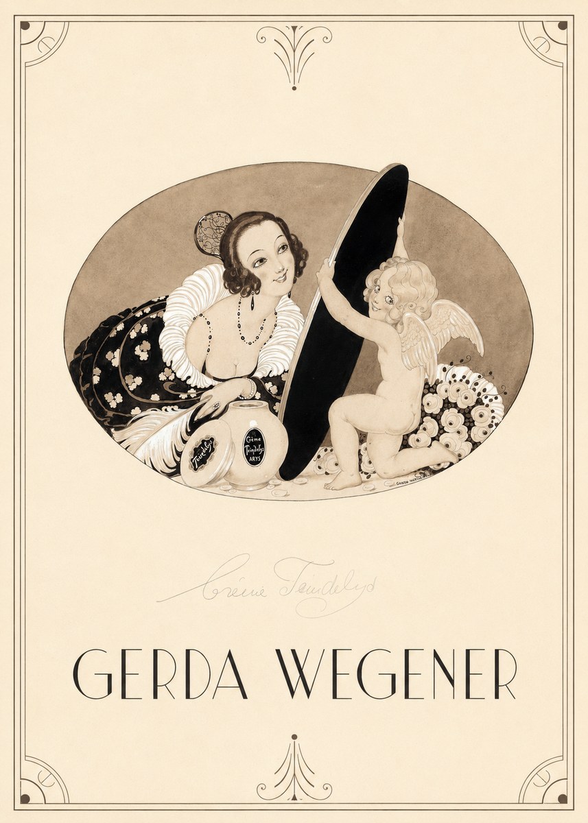Gerda Wegener Crème Teindelys II No2 - Poszter