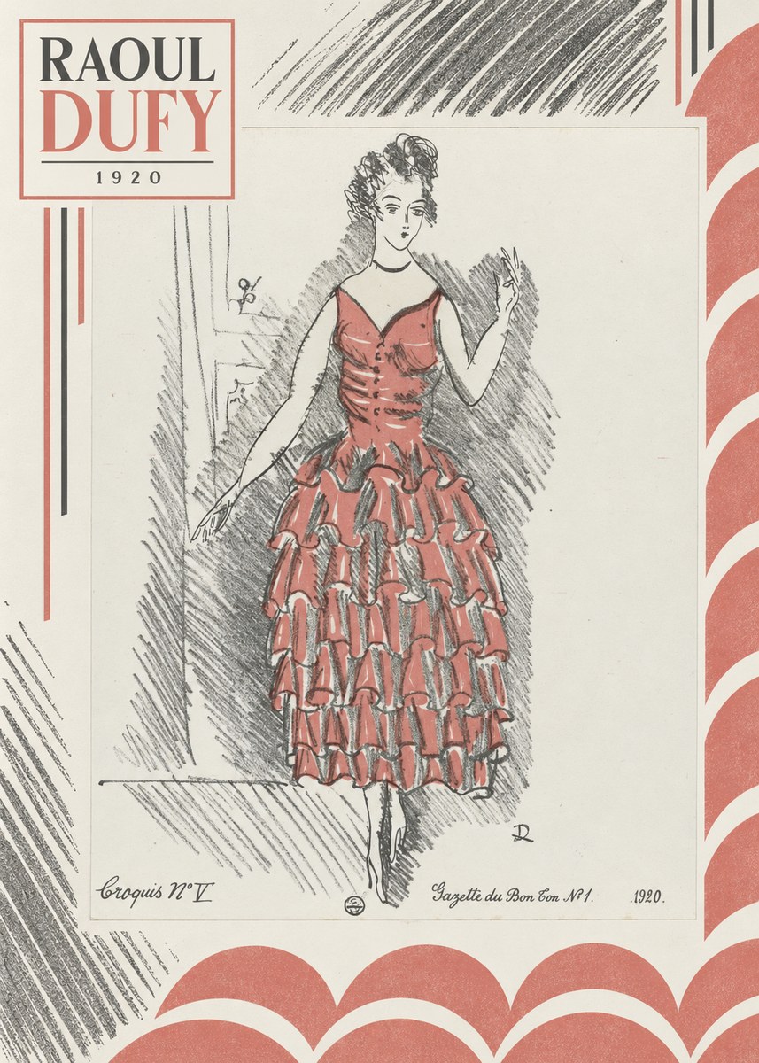 Raoul Dufy Croquis N°v No6 - Poszter