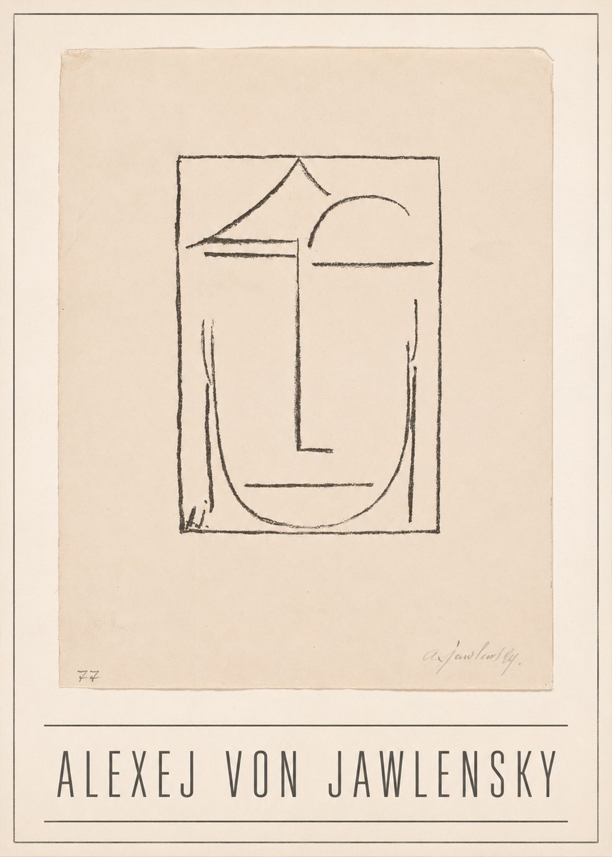 Alexej von Jawlensky Abstract Head No1 - Poszter