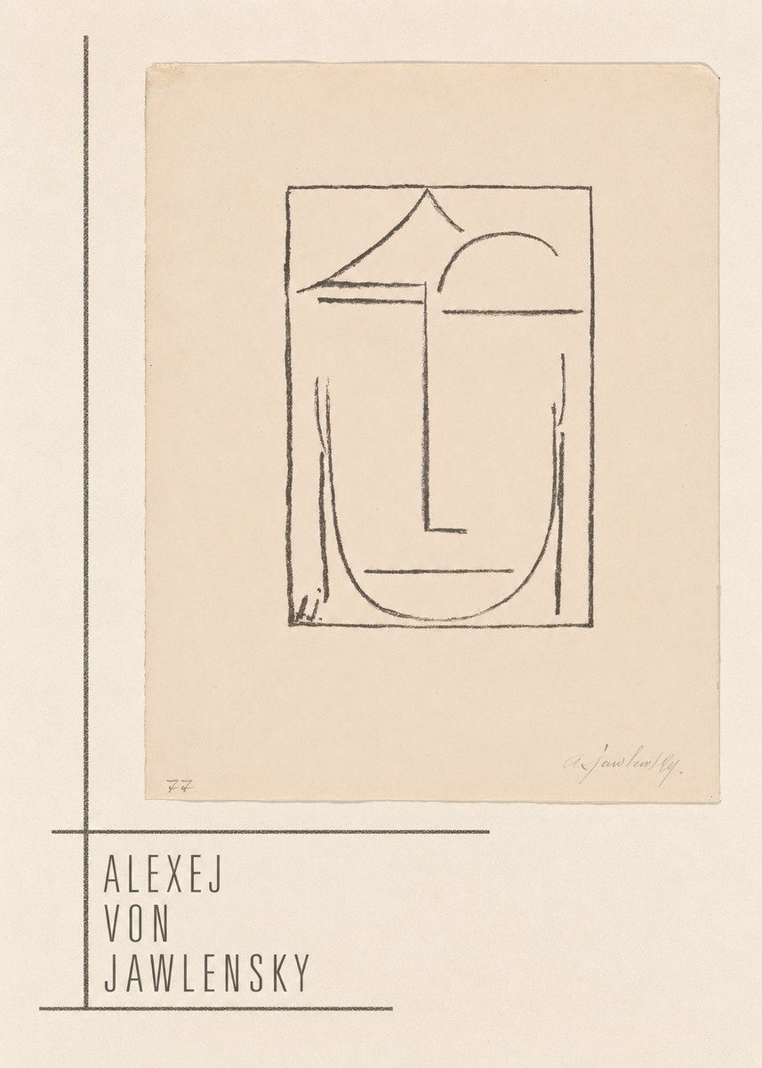 Alexej von Jawlensky Abstract Head No2 - Poszter