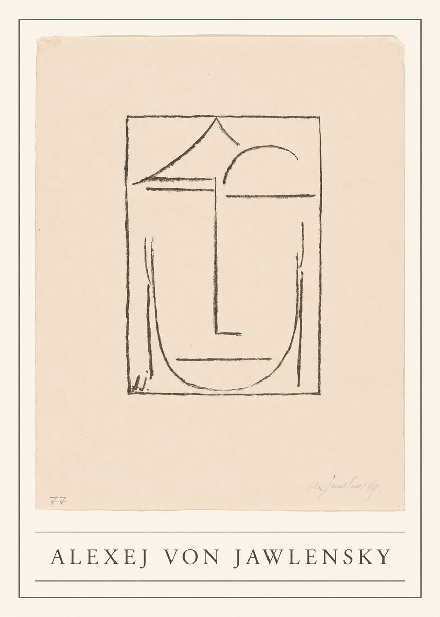 Alexej von Jawlensky Abstract Head No5 - Poszter