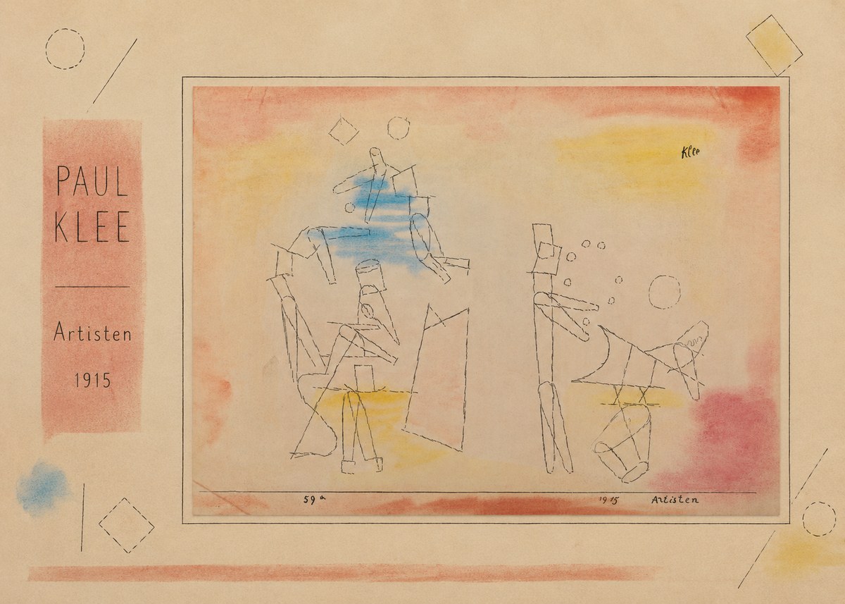 Paul Klee Artisten No2 - Poszter