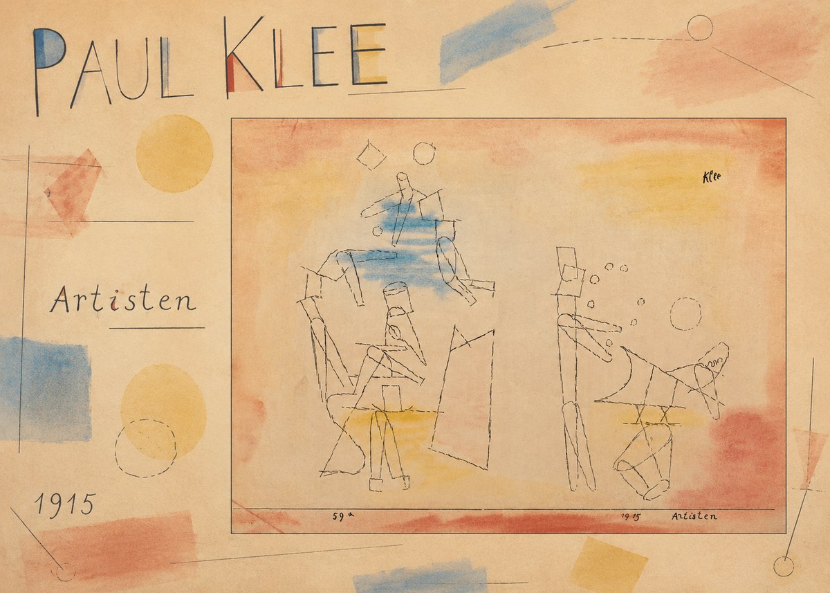 Paul Klee Artisten No3 - Poszter