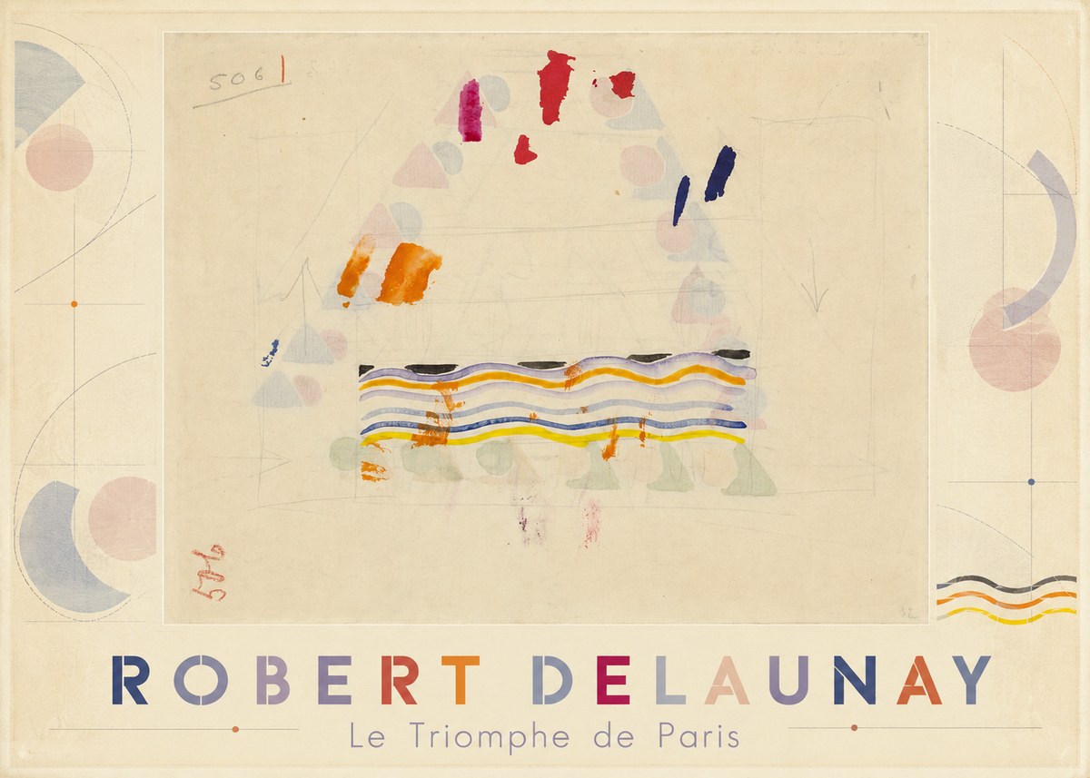 Robert Delaunay Le Triomphe De Paris V No1 - Poszter