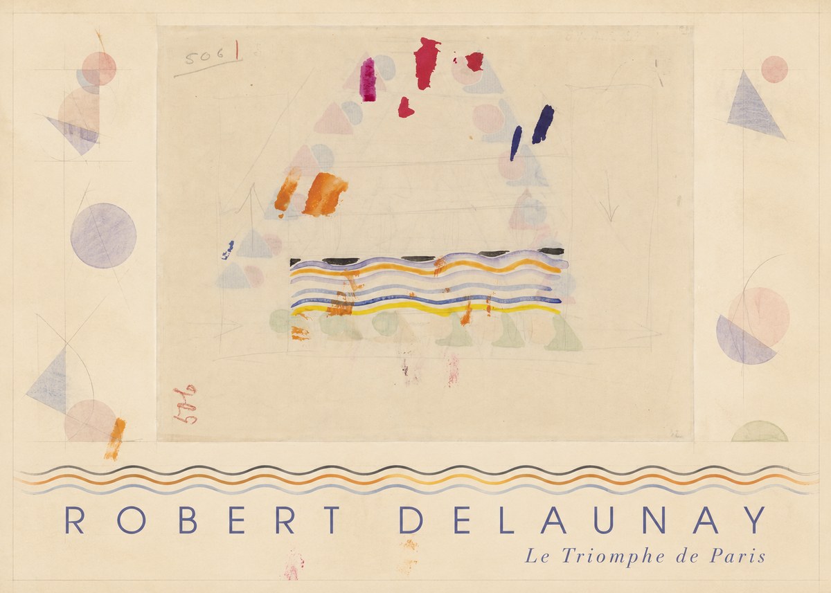 Robert Delaunay Le Triomphe De Paris V No6 - Poszter