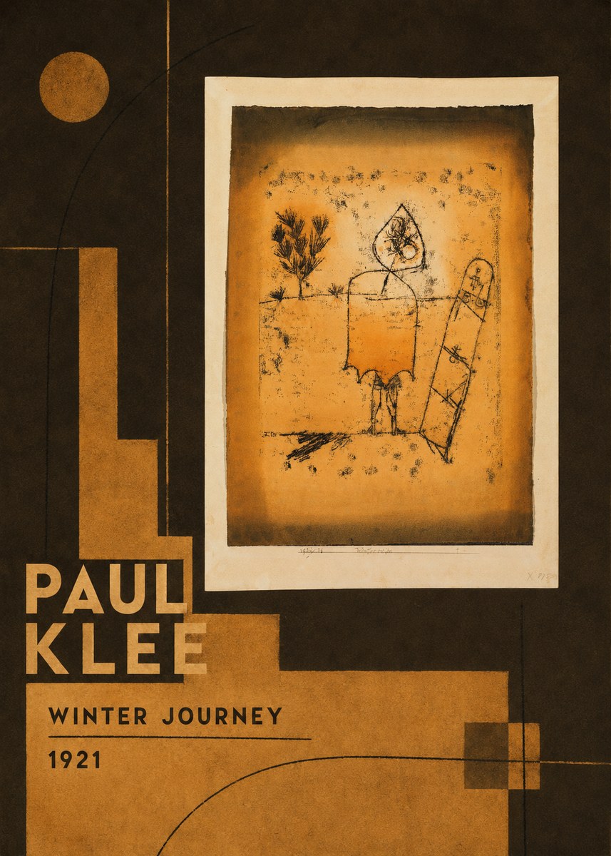 Paul Klee Winter Journey No6 - Poszter