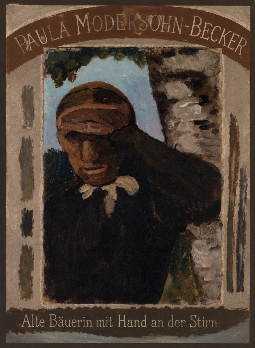 Paula Modersohn-Becker Alte Bäuerin Mit Hand an Der Stirn No4 - Poszter