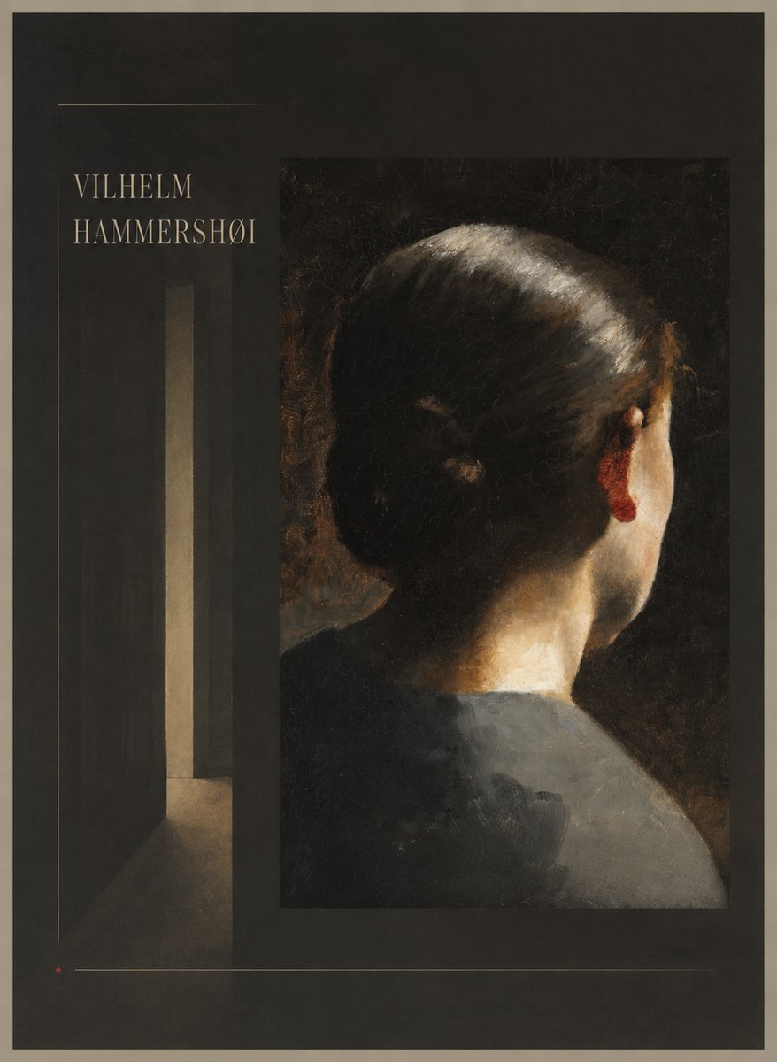 Vilhelm Hammershøi Woman Seen from Behind No4 - Poszter