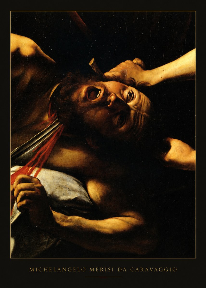 Michelangelo Merisi da Caravaggio David with the Head of Goliath IV No5 - Poszter
