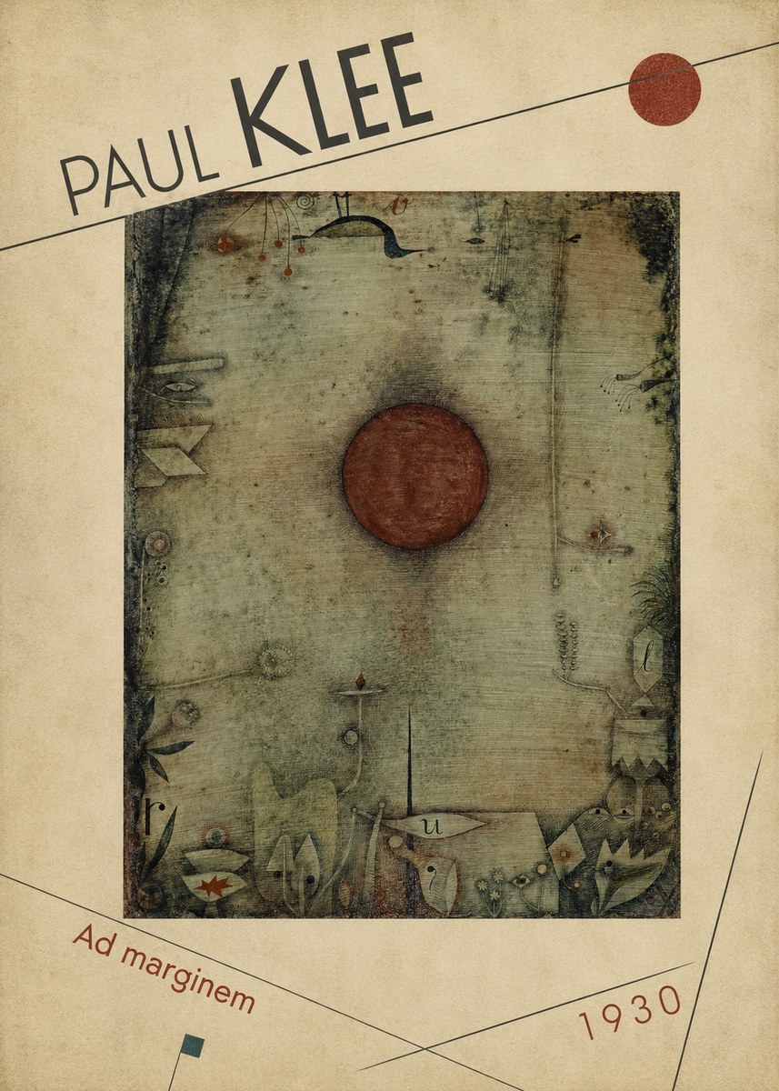 Paul Klee Ad Marginem No3 - Poszter
