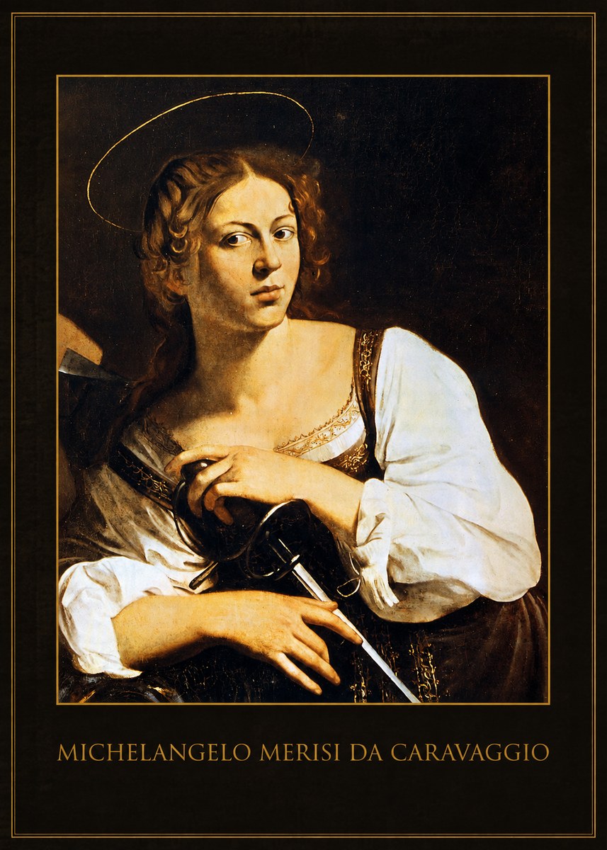 Michelangelo Merisi da Caravaggio Saint Catherine of Alexandria III No1 - Poszter