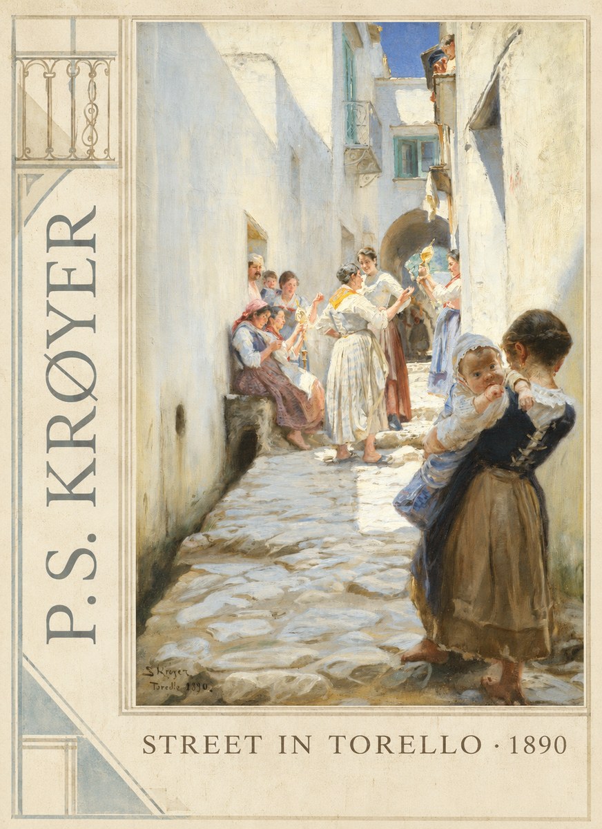 P.S. Krøyer Street in Torello No2 - Poszter