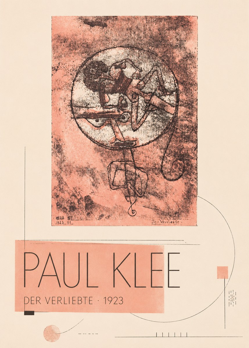 Paul Klee Der Verliebte II No3 - Poszter