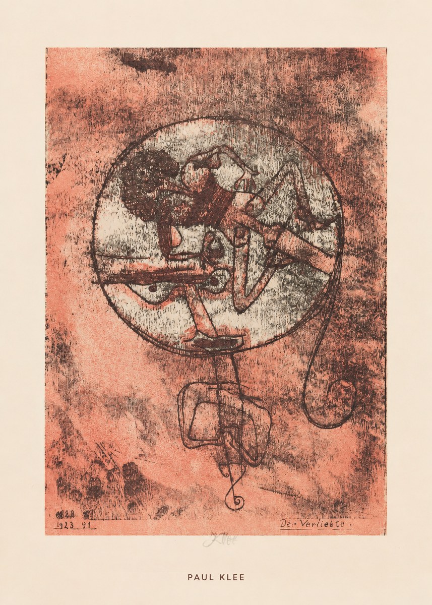 Paul Klee Der Verliebte II No6 - Poszter