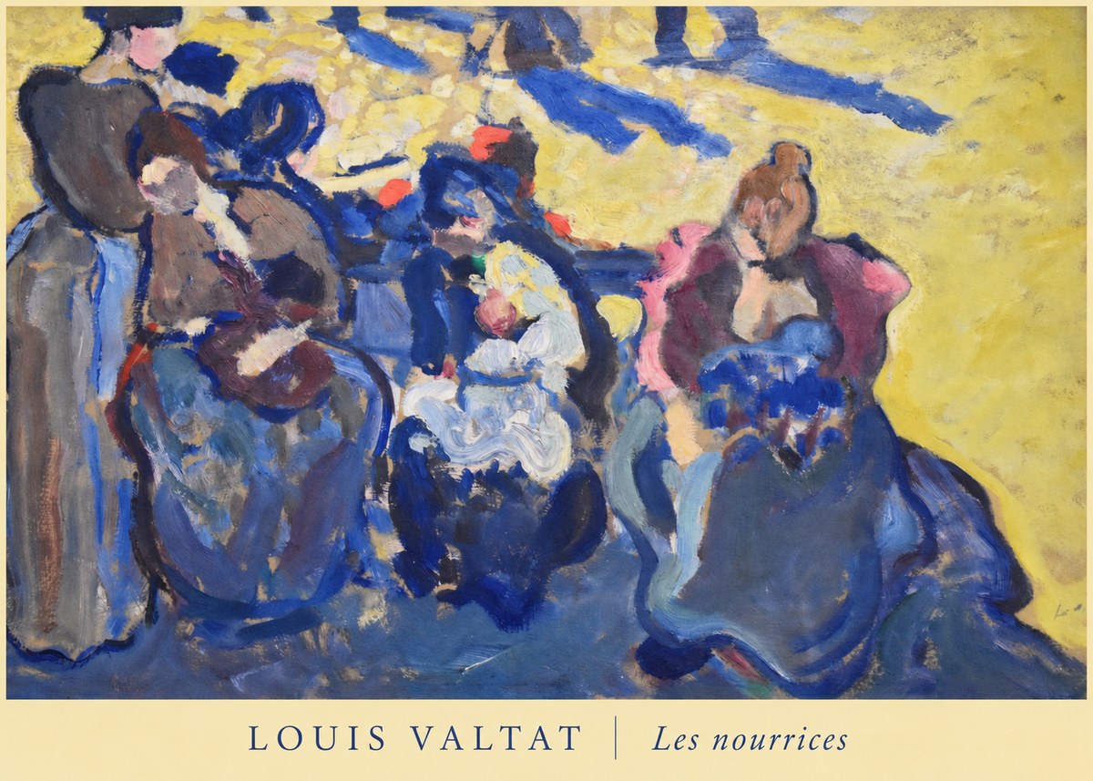 Louis Valtat Les Nourrices No6 - Poszter