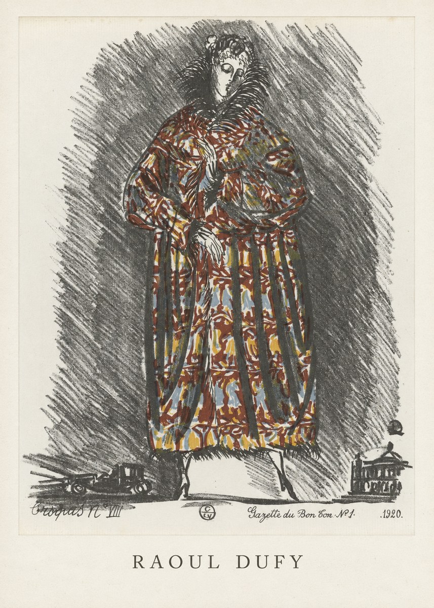 Raoul Dufy Croquis N. Viii No6 - Poszter