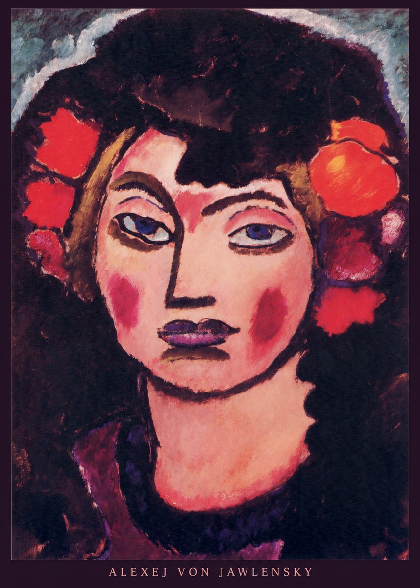 Alexej von Jawlensky Portrait of a Woman No5 - Poszter