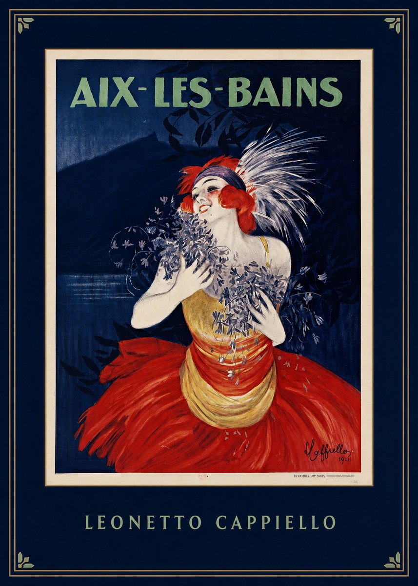 Leonetto Cappiello Aix-les-bains No3 - Poszter