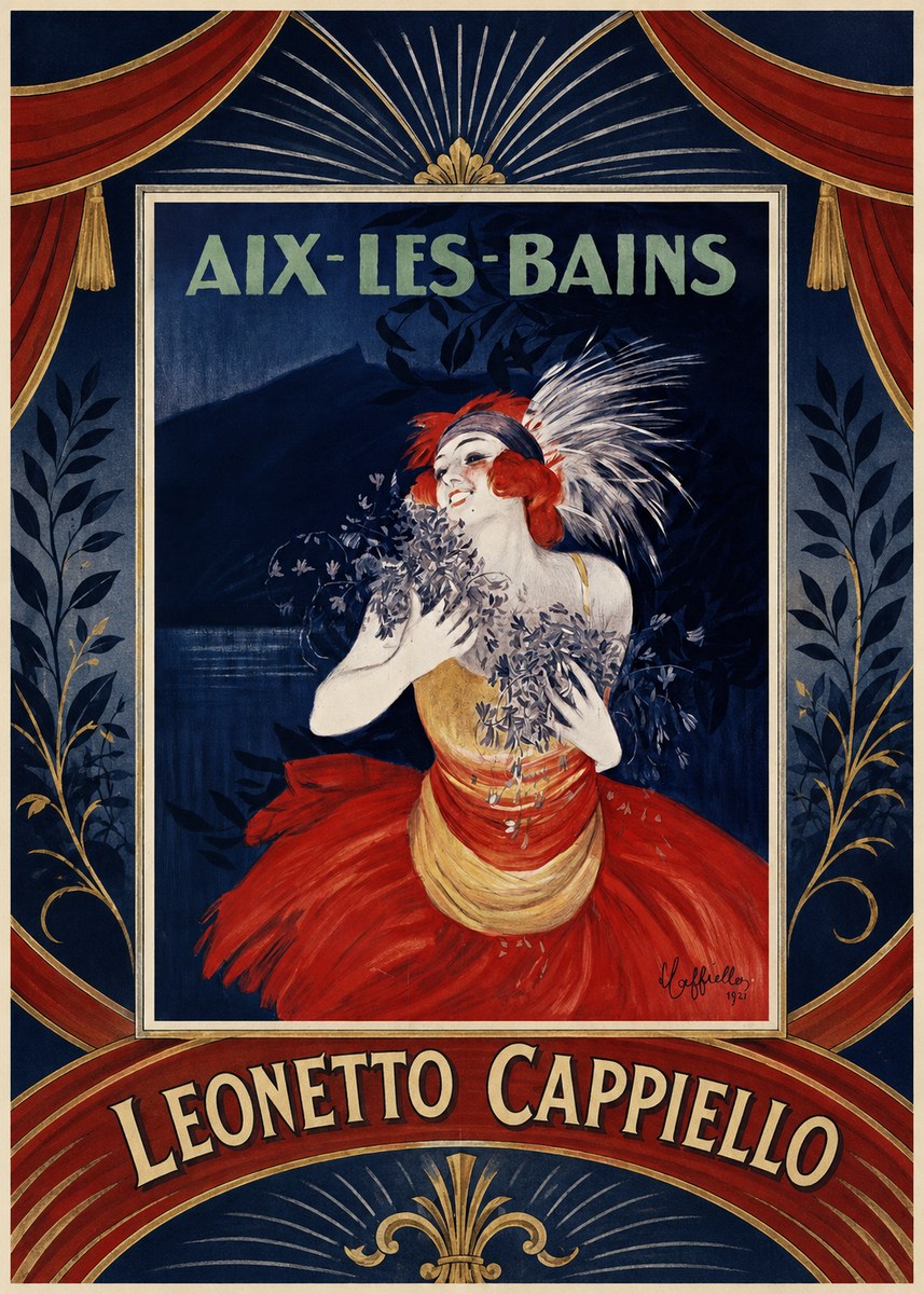 Leonetto Cappiello Aix-les-bains No6 - Poszter