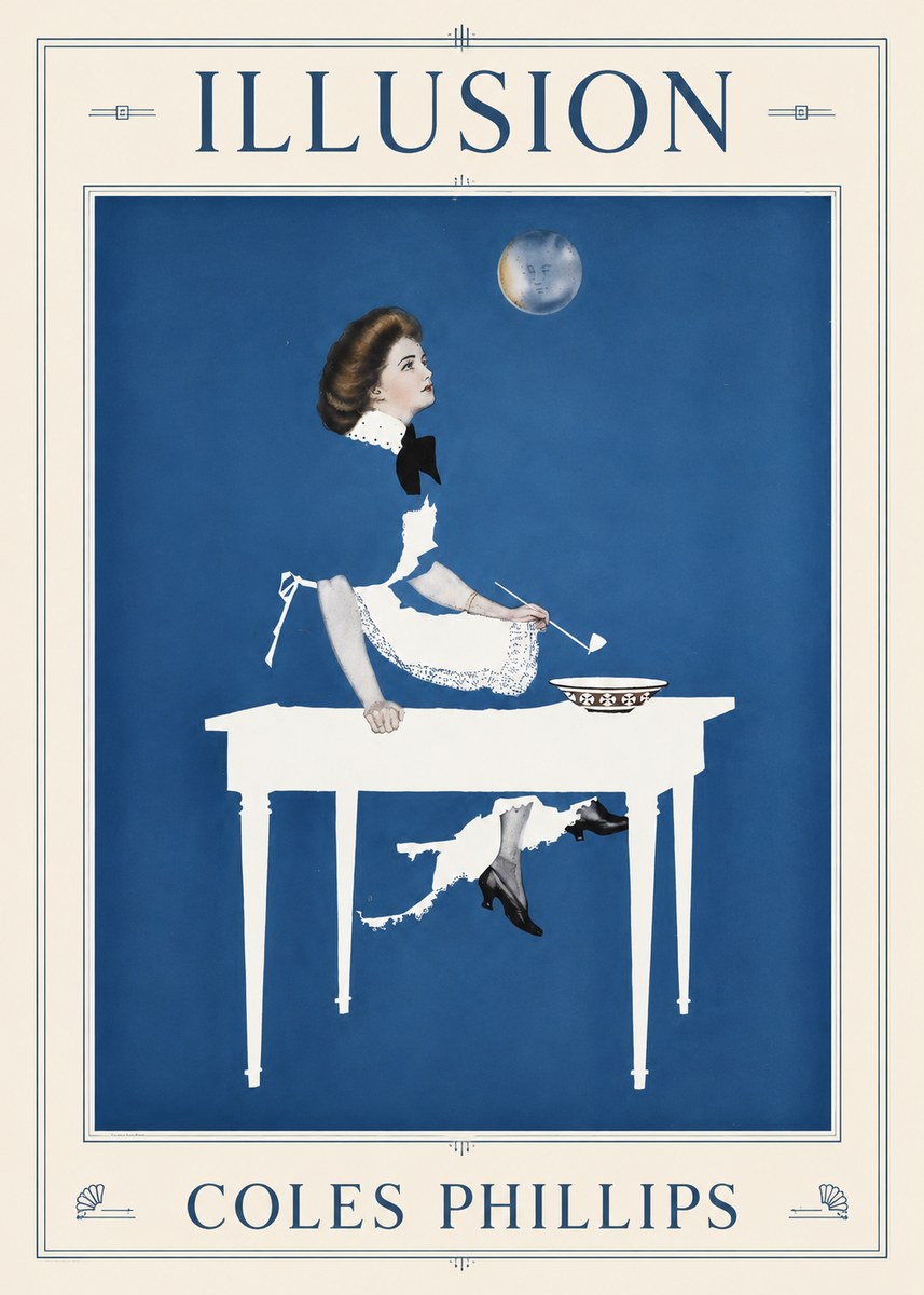 Coles Phillips Illusion No1 - Poszter